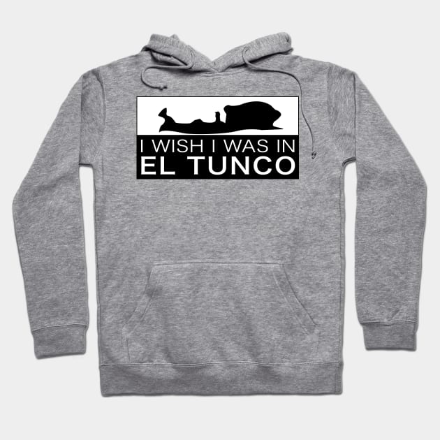 El Tunco Beach Surf City El Salvador Hoodie by Estudio3e